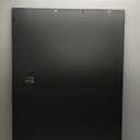 Wave design Mirror Black/Walnut 30"X40"