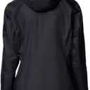 Columbia Womens Arcadia II Waterproof Rain Jacket, Black, Large