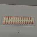 Misssix Ombre Gel Nail Tips, 150Pcs White Gradient Press on Nails Long Square, No Need to File Tips Pre-lasting, Fake Nails for Nail Art DIY 15 Sizes