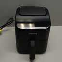 DEIME Air Fryer 3 Qt, Small Airfryer Digital Space Saving Compact, Bake, Reheat, Roasts for Quick Easy Meals, Mini Compact & Quiet, Nonstick & Dishwasher Safe Basket (Black)