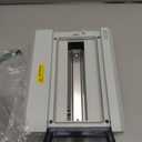 12 Way Distribution Protection Box,ABS/PC Alloy Plastic Transparent Cover Circuit Breaker Box IP66 Waterproof Distribution Box with DIN Rail and Waterproof Connector, White, 12WAY-BOX