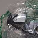 HOLKIE Caster Wheels 3 inch Locking Stem Casters, 3/8" -16 x 1-1/2" (Stem Diameter 3/8", Stem Length 1-1/2") Threaded Stem Casters Swivel Casters Set of 4 Heavy Duty Castors Black