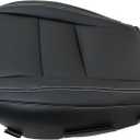 Driver Side Replacement Bottom Leather Seat Cover Black and Foam Cushion Compatible with Dodge Durango 2011 2012 2013 2014 2015 2016 2017 2018
