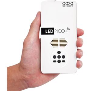 AAXA LED Pico+ MAX Mini Projector, 2.7 Hour Battery, DLP Native 1080P, Wireless Mirroring, Mini-HDMI, Media Player & Speakers, Bluetooth, Micro SD/USB, Pocket Size Portable Movie/Cookie Projector AAXA LED Pico+ MAX Mini Projector, 2.7 Hour Battery, DLP Native 1080P, Wireless Mirroring, Mini-HDMI, Media Player & Speakers, Bluetooth, Micro SD/USB, Pocket Size Portable Movie/Cookie Projector
