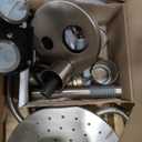 Delta Modern 14 Series Round Rain Shower System Faucet Set, Rainfall Brushed Nickel Shower Head and Handle Set, Valve Trim Kit, 10 Inch, Spotshield Stainless 342702-SP