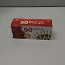 Stargo - Clear Warm White Christmas Tree Lights - 9 ft String of 50 Incandescent Mini Bulbs Multifunctional Lighting Modes, Decorative, Bedroom, Outdoor, Xmas Twinkle Lights - Green Wire Total 10.4 ft