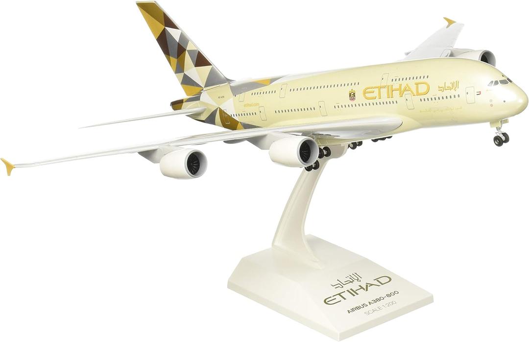 Daron Worldwide Trading Daron Skymarks Etihad A380 1/200 W Gear Vehicle