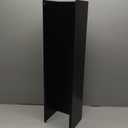 Range Hood Chimney Extension, Retractable Vent Duct Cover 31.5"-63", Wall Mount Kitchen Fan Exhaust Extension with Bracket (Black)