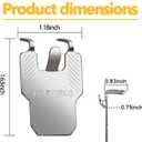 New 20pcs 40 lb Drywall Picture Hangers Claw, Heavy Duty Damage Free Wall Picture Hanging Hooks, Picture Frame Hooks Kit for Room Office Decor