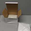 Sasylvia 2 Pcs 4 x 4 Inch Vinyl Fence Post Caps (Actual 4x4), White PVC England Style Cap Top Pyramid Square Waterproof UV Resistant Decorative Vinyl Fence Post Caps