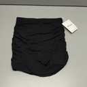 Mliyasan Women's Bodycon Mini Skirt Ruched Mesh Stretch Sexy Skirts Size S