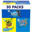 Nabisco Cookies & Candy Variety Pack, SOUR PATCH KIDS Candy, OREO Mini Cookies, and Mini CHIPS AHOY! Cookies, 30 Snack Packs EXP: 03 SEP 2025