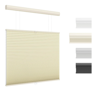 UNISHADES Top Down Bottom Up Cellular Shades, 32 5/8" W × 64" H, Beige