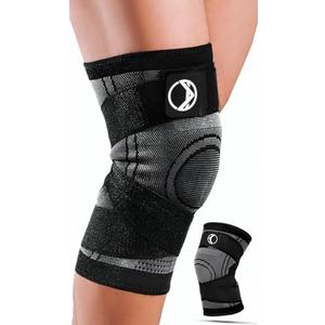 Koprez Knee Compression Sleeve for Men & Women – Premium Knee Brace for Pain Relief, Running, Workout & Arthritis Support, Meniscus Tear & Patella Stabilizer, Breathable Sports Knee