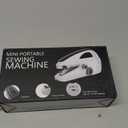 Handheld Sewing Machine,Portable,Mini Sewing Machine,Easy to Use,Fast Sewing Speed,Suitable for Sewing Clothes,Fabric,DIY Home Machine for Beginners (white)