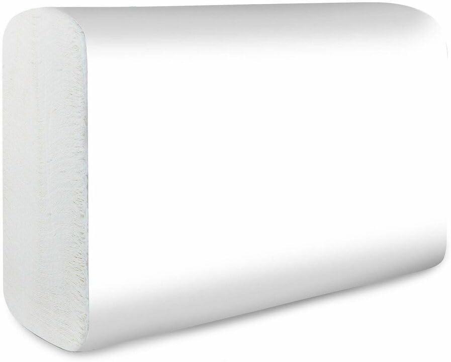 White Multifold Hand Towels, 250 Sheets Per Pack, 16 Packs (4,000 Total) – 1-Ply Embossed Absorbent Paper Towels for Commercial Restroom, Office, Restaurant & Janitorial Use