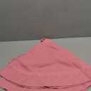 36 Inch Christmas Tree Skirt, Chunky Rustic Twisted Woven Round Tree Skirt with Tie Closure for Family Gatherings, Holiday Parties, Christmas Decorations (Pink)