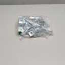 (12 Pcs) 5 Hole Steel Electrogalvanized U Shaped Strut Connector Bracket, 1-3/4" x 1-1/2", Thickness 4.8mm, Fit for 1/2" Bolt in 1-5/8" Strut Channel