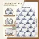 Sviojuce Chinoiserie Labrador Retriever Kitchen Towels Decorative 16x24 Set of 2, Blue and White Dog Dish Towels Cloths Dishcloths Tea Towel Gifts, Grandmillennial Bathroom Kitchen Hand Towel Decor