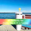 3 x 4Pcs Cute Star Straw Covers Cap Toppers Compatible with Stanley 30&40 oz Tumbler Cups,Reusable Cute Silicone Straw Tips Lids Protectors for 0.4 in/10mm Stanley Cups Straws Accessories