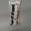 2 x Bagoplus 4 Pack Silicone Braided Y-Design Bands Compatible With Apple Watch Band 38mm 40mm 41mm 42mm 44mm 45mm 46mm 49mm for Women Men, Slim Bands for iWatch Series 10 9 8 7 6 5 4 3 2 1/SE/Ultra (Black/Smoky Purple/Pink Sand/White)