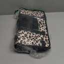 Portable Dog Car Seat for Small Dogs - Adjustable Safety Leash, Washable Cushion & Storage Pocket - Pet Booster Seat for Car Travel- Leopard