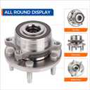 MACEL 512460 Front/Rear Wheel Hub and Bearing Assembly Compatible with 2011-2019 Ford Explorer, 2013-2018 Ford Police Interceptor Utility 5 Lugs Non ABS