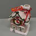 Hello Kitty Blue Sky Candy Cane Christmas House Tea Light Holder