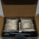 Twinkle Star 2 Pack Solar Christmas Lights Outdoor, Total 80 FT 240 LED Solar Powered Christmas Fairy Lights Waterproof with 8 Modes for Patio Garden Party Backyard Wedding Decorations Multicolor