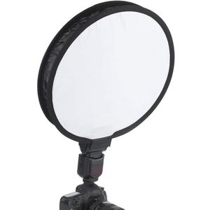 15.75"/40 cm Round Softbox Portable Studio Flash Diffuser Light Softbox, Speedlight Umbrella Diffuser with Carrying Bag for Portrait and Product Photography
