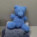 Handmade Fluffy Bear Toy And Blanket 34x34