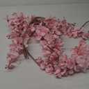 6PCS Long Stem Artificial Delphinium Flowers 35.43'' Pink Fake Larkspur Artificial Flower for Tall Vase Wedding Arrangements Bridal Bouquets Blossoms Flowers for Home Table Decor(Pink)