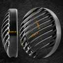 KATUR 5 3/4" Black Aluminum Headlight Grill Cover for 2004-2014 Har-ley Sportster XL 883 1200