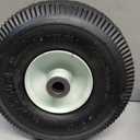 105-3471 Front Wheel and Tire Assembly Replacement for Toro 105-3471 - Compatible with TimeCutter & Exmark Quest Z-Turn Mowers 4.10x3.50-4 Tire, 3/4" ID Axle 4-1/4" Hub Length Grease Zerk - 1 Pack