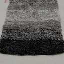 Arotive Microfiber Bathroom Rugs, Shaggy Soft and Absorbent Bath Rug, Non-Slip, Thick Plush Machine Washable Dry Bath Mats for Bathroom, Tub and Shower, 24x16, Black