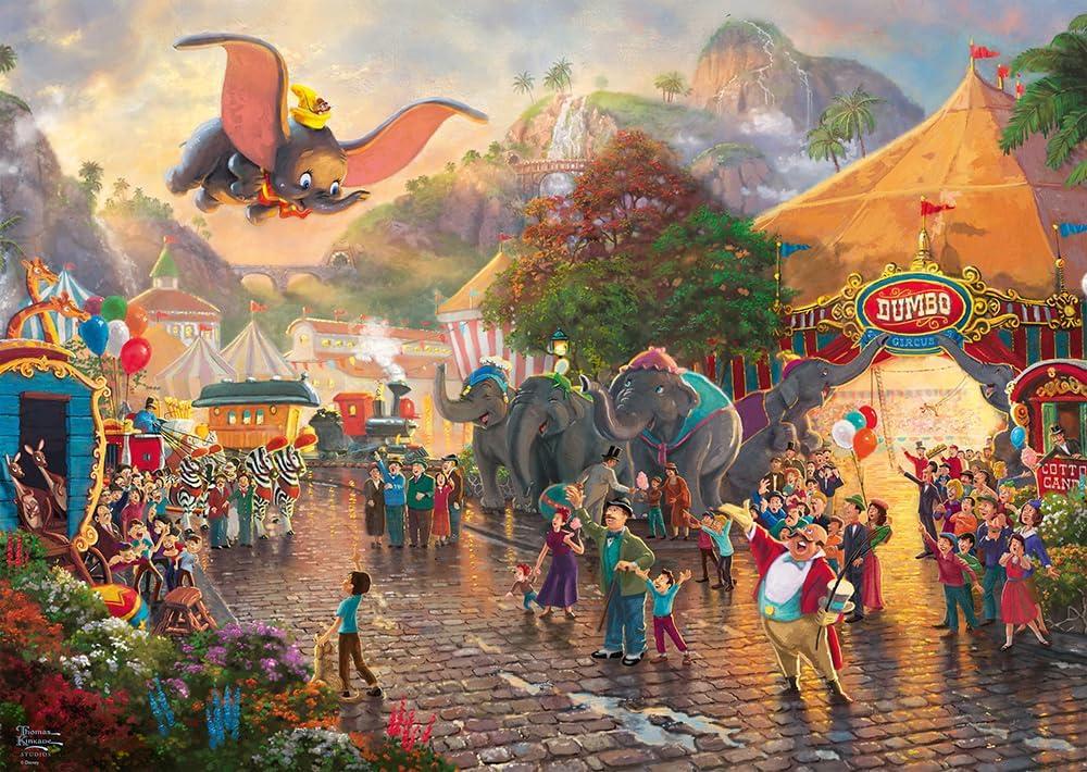Schmidt Games 59939 Thomas Kinkade Disney Dumbo Jigsaw Puzzle 1000 Pieces, normale