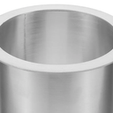 Alipis Stainless Steel Countertop Trash can Lid 6 Inch Round Recessed Cover Small Wastebasket Chute for Kitchen Bathroom Office Space-Saving