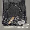 Womens Short Sleeve T Shirts Pleated Dressy Casual Crewneck Loose Fit Tee Trendy Summer Tops Blouses 2025 (Black, XL)