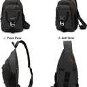 NICGID Sling Bag Chest Shoulder Backpack Crossbody Bags for Tablet Laptop Outdoor Hiking Men Women