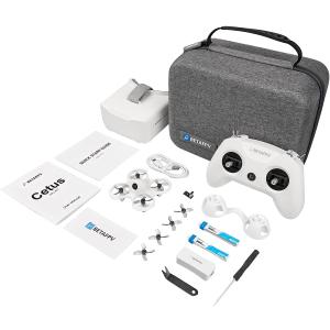 BETAFPV Cetus FPV RTF Drone Kit for Brushed Racing Drone, with LiteRadio 2 SE Transmitter VR02 FPV Goggles, Fly FPV Drone Kit for Beginners to Fly Faster Further
