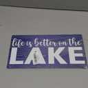 Lake House Sign, Welcome to the Lake Wood Signs Plaque Wall Hanging, Lake Wall Decor, Lake House Wall Decor, Lake Decor for Home, Lake Life Decor, Lake House Gifts, Gifts for Lake Lovers, 8x10 Inch