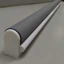 Blackout Roller Shades Blinds Cordless for Windows Pull Down Room Darkening Door Blinds with Thermal Insulated Easy to Install for Living Room,Bedroom,Home,Office Bathroom Grey 36" W x 72" H