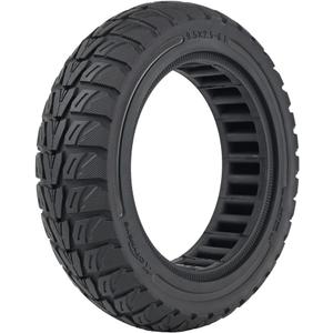 9.5x2.5-6.1 Off-Road Solid Tire Replacement for NIU KQi3 Pro/Max/Sport Scooter - Puncture-Free, Hassle-Free Maintenance - Anti-Skid, Shockproof 9.5 x 2.50 inch Tubeless Tire (Black 1Pc)