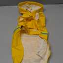 Reflective Strip Dog Raincoat, Ultra - Light Breathable Waterproof Rain Jacket with Hood, Adjustable Sizes for Small/Medium/Large Dogs, (L)