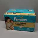 Pampers Swaddlers Diapers, Size 1 (8-14 lbs), 96 Count, Absorbent, Keeps Baby Dry and Comfortable, Skin Safe Disposable Baby Diaper