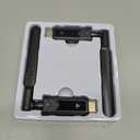 Wireless HDMI Transmitter and Receiver,1312FT/400m 4K Decode1080P Output Plug&Play 2.4G/5.8G Portable HDMI Wireless for Streaming Video and Audio to Monitor from Laptop/PC/TV Box/Projector