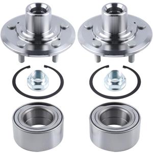 2Pcs Front Wheel Hub Bearing Kits Fit for 2007-2010 Acura RDX,2007-2011 Honda CRV 5 Lugs BR930583K
