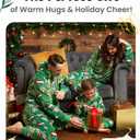 Family Christmas Onesies Adult & Kids - Christmas Onesies Women Pajamas - Christmas Kid & Adult Onesie Pajamas for Women/ Men/ Kids, Fleece Onesies for Women, Teens/ Adult PJs - Green Santa (Adult XL)