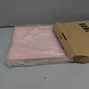 Spsyrine Pink Decorative Serving Tray with Handles, Elegant Plastic Coffee Table Tray for Ottoman, Living Room, Home Decor 15.6" X 10.2" Pink