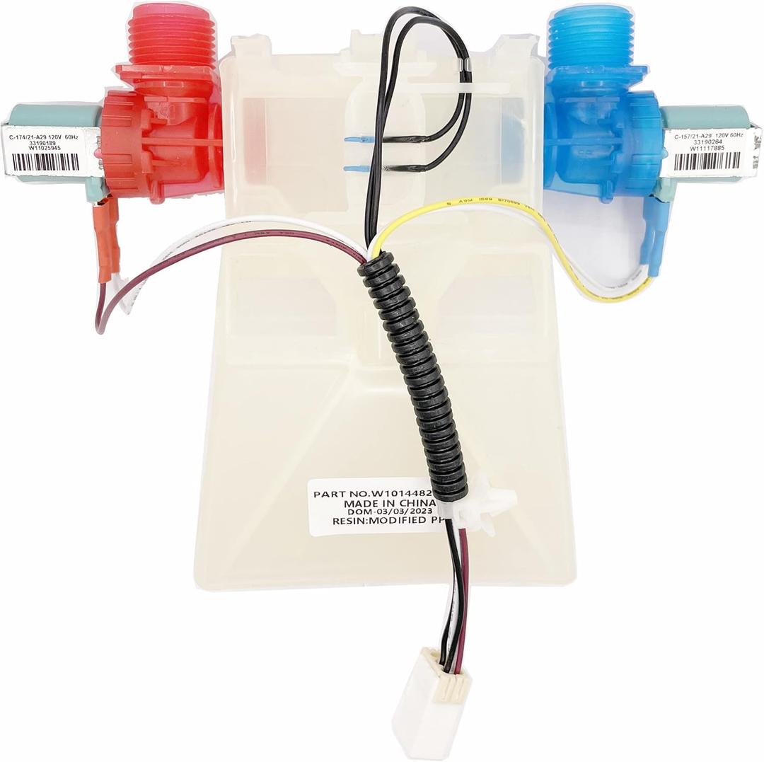 Replacement Part NEW #wpw10140917#w10140917 W10144820 Washer Water Inlet Valve for Kenmore